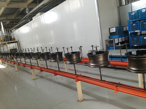 轮毂线地面输送系统