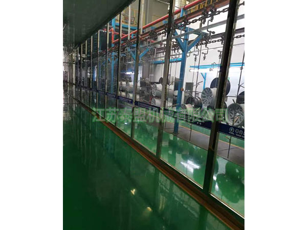 喷房前玻璃墙